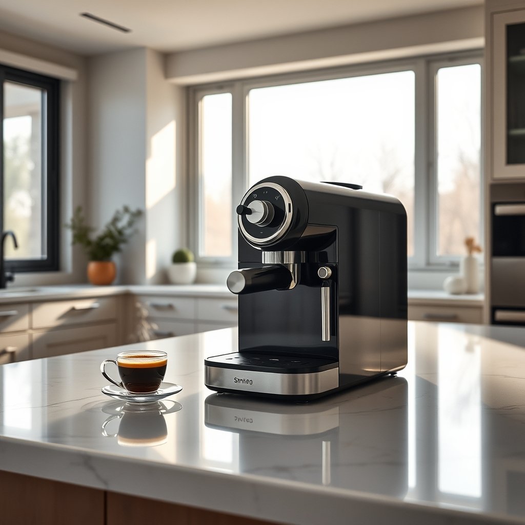 Compact Espresso Machine - Illustration 1