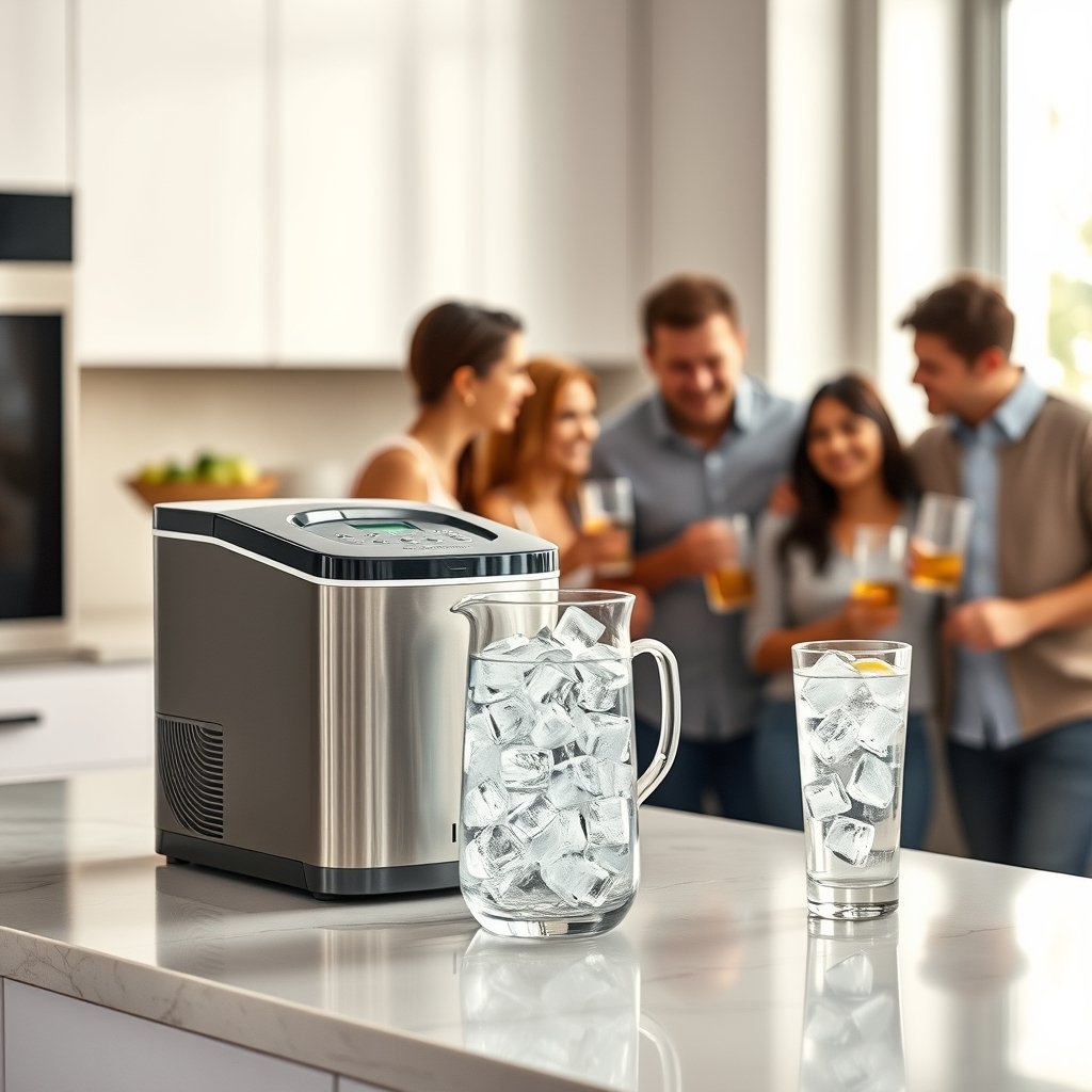 Countertop Ice Maker - Illustration 3