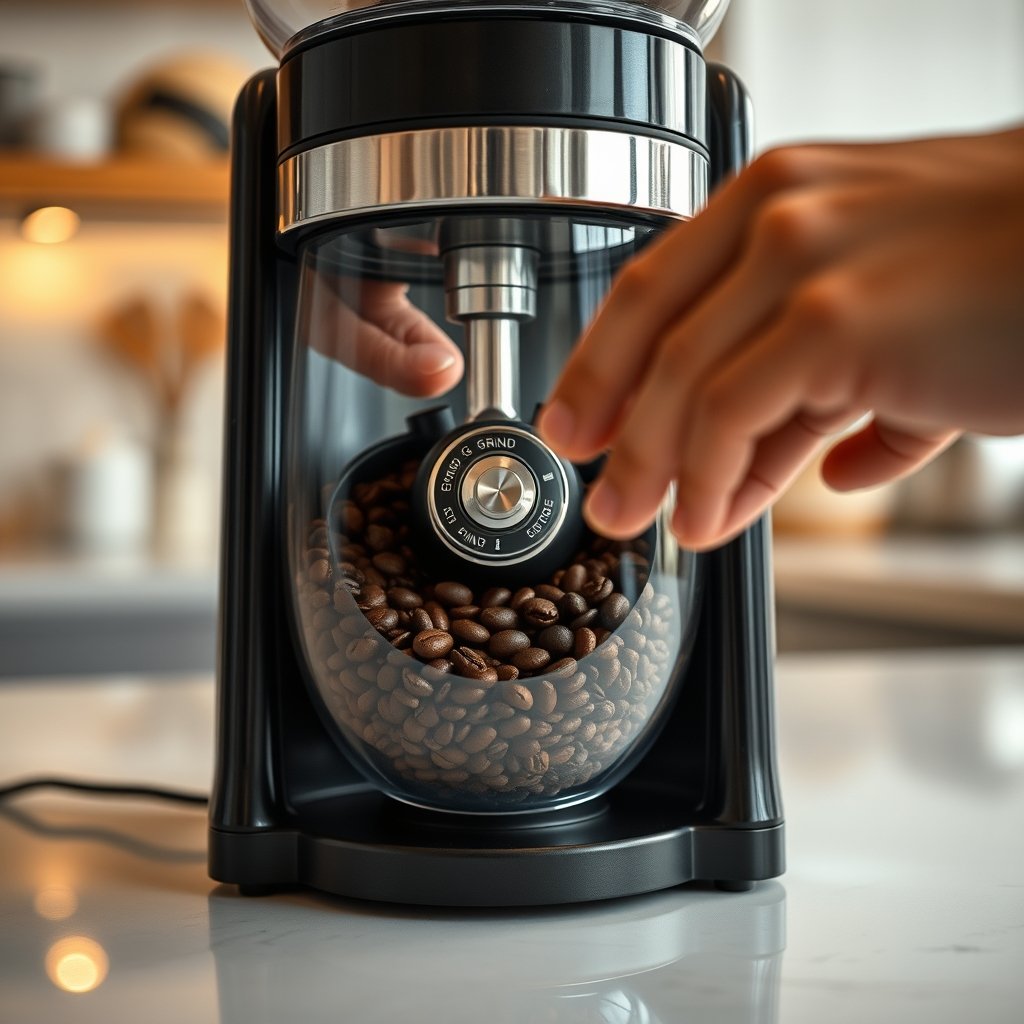 Electric Coffee Grinder - Illustration 2