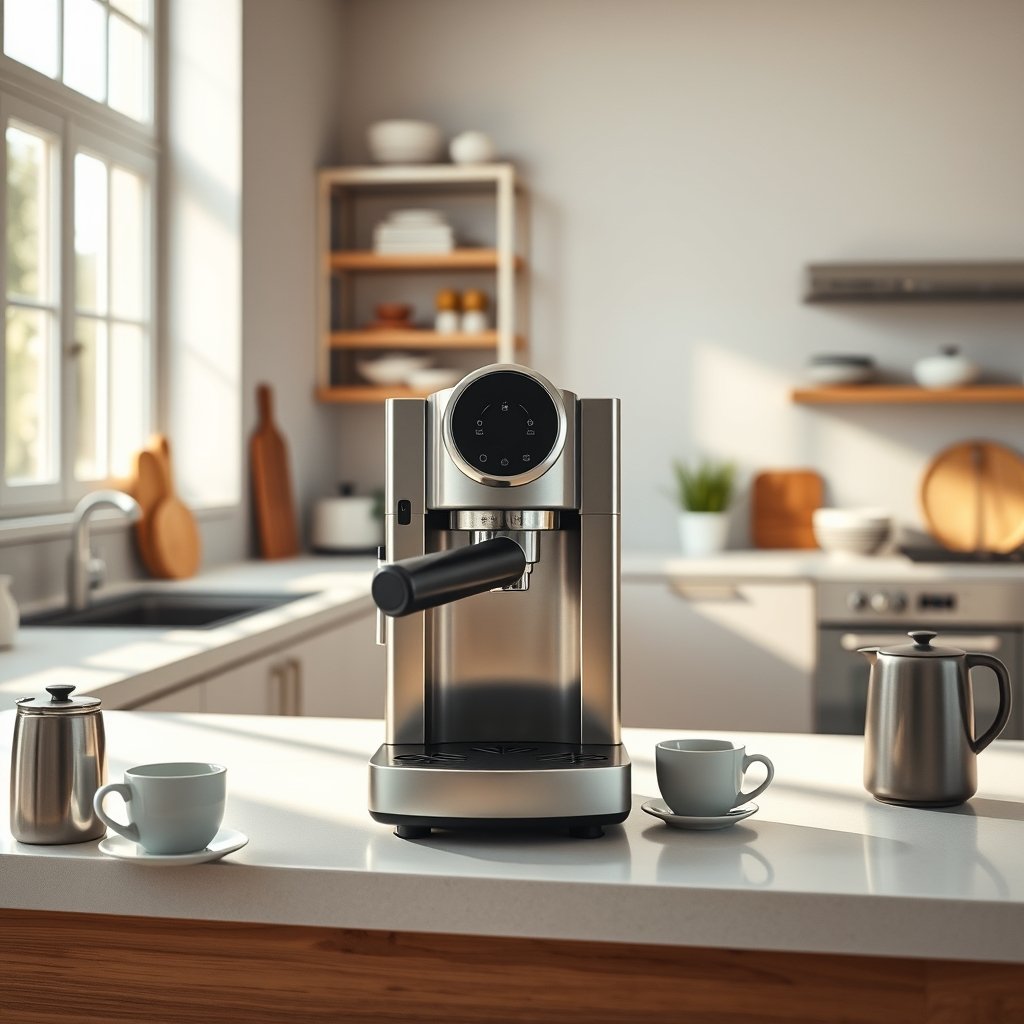 Compact Espresso Machine - Illustration 1