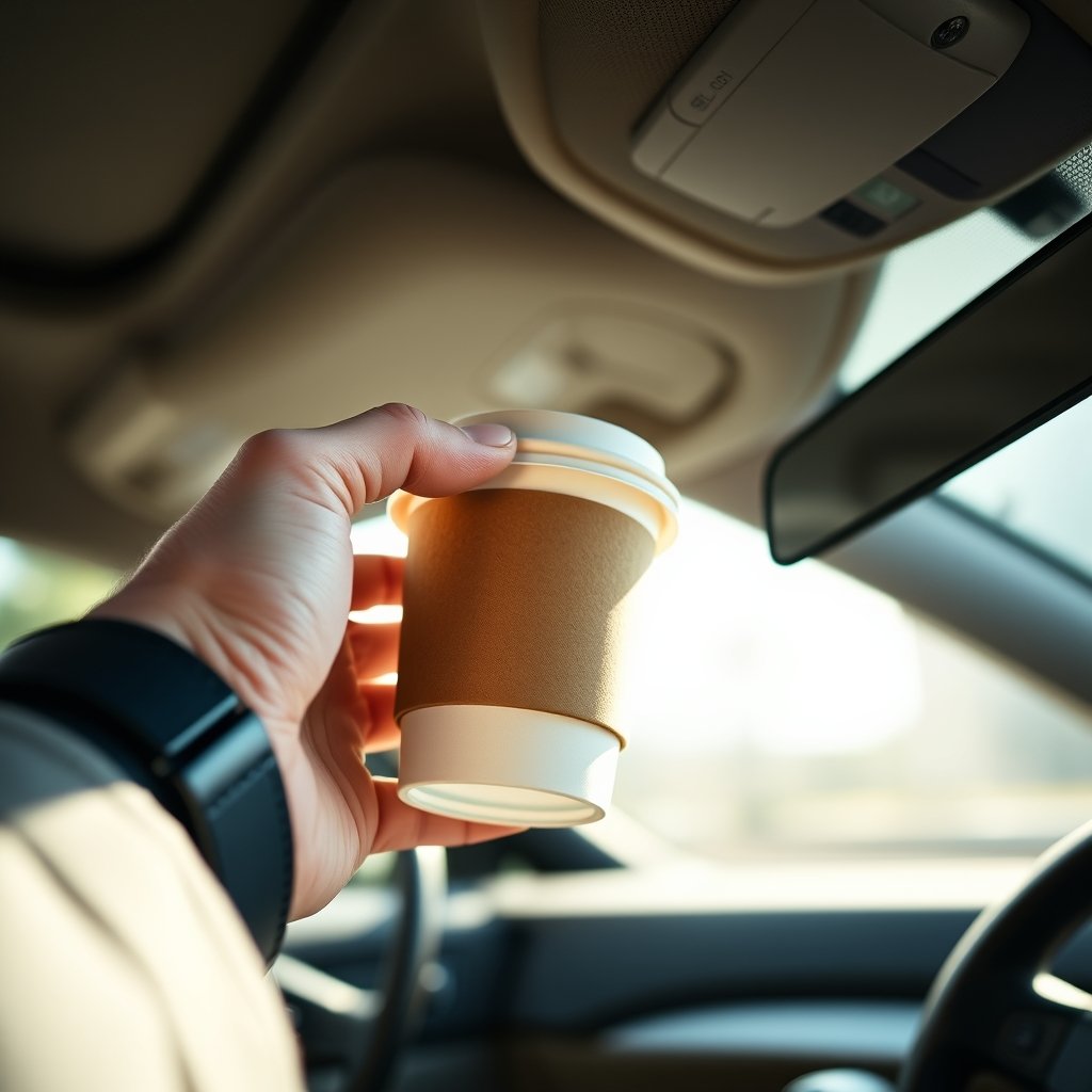 coffee cups in action
