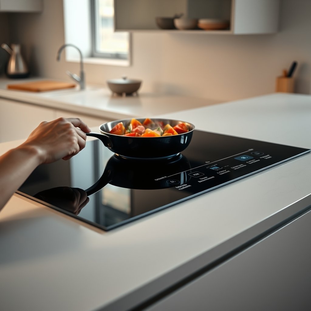 Induction Hob with Downdraft Extractor - Illustration 2